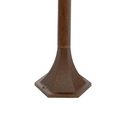 Garden-park lamp Feron PL576, IP44, E27, 60 W, 215x280x1000 mm, brown color-2