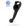 Exchange male nozzle for Domi 2, silicone, black color, 18 cm