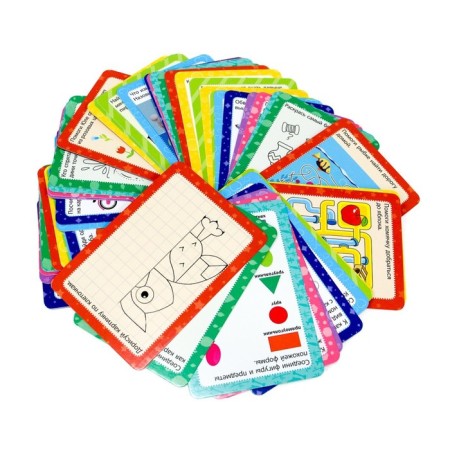 Set of cards "100 games. Games for smart kids "-2