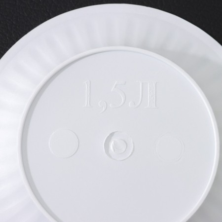 Pot with the pallet "Baikal", 2 l, the color is white-4