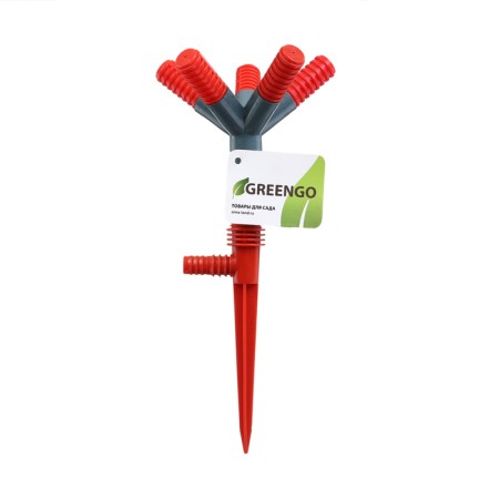 The sprayer is 5 - a vertebra, a fitting for hoses 1/2 "(12 mm) - 5/8" (16 mm) - 3/4 "(19 mm), peak, plastic, Greengo-13
