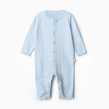Knitted overalls, blue color 62 cm