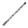 Collar with Militari's backlight 3 glow modes Size l, Osh 48-60 x 2.5 cm gray gray