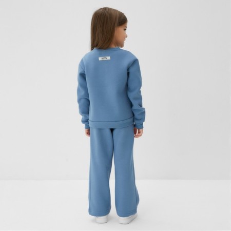 Children's costume with the basis (sweatshirt, trousers) KAFTAN Rabbit R.34 (122-128), blue-3
