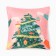 Case on the pillow Ethel "Christmas tree", 40*40 cm, 100% polyester, velor