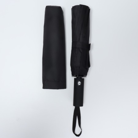 Automatic umbrella "Lanford", 3 additions, 12 spokes, r = 53 cm, dark blue color-16