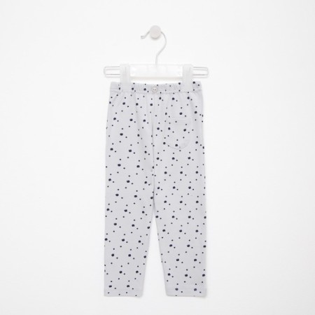 Pants for girls, gray/crown color, height 68 cm