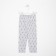 Pants for girls, gray/crown color, height 68 cm