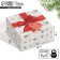 Folding box "Retro Post", 15 x 15 x 7 cm, new year