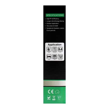Front Facade "Gloss", FSD-044, 8 W, 3000K, 4 rays, IP65, 220 V, plastic, black-11