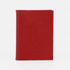 Cover for autoDocations and passports, red color