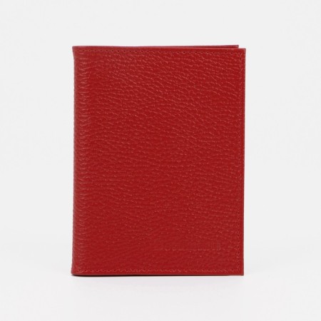 Cover for autoDocations and passports, red color