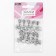 Automatic lock for lightning "Spiral", No. 3, decorative, 10 pcs, Nickel color