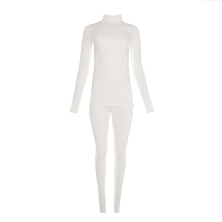 Women's thermal underwear (longshit, leggings) Minaku Milk color, river 50-13