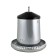 Bunker feeder for poultry for 5 kg, galvanized steel