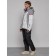 Ski jacket female winter, size 44, white color