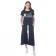 Female suit, size 50, dark blue color
