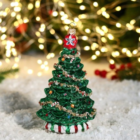 Christmas tree decoration "Christmas tree" Green, 15 cm