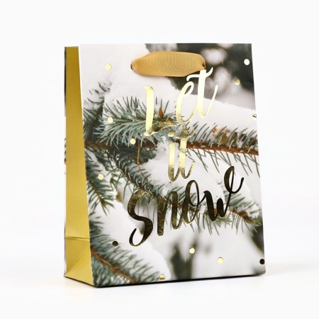 Package New Year's laminated “Winter Forest”, s 5.5 cm x 15 cm x 12 cm, new year