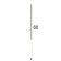 Lamp "Acota" LED 5W 4000k white 2x2x60-160cm