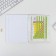 A notebook 48 sheets, A5, marble, from reference. mat. “September 1: Chemistry”, cover coated cardboard 230 gr., Inner block in a cage 80 gr., White is 96%