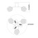 Ceiling light ESCADA, 1108/3PL. 3x40W, e27, 490x490x230 mm, chromium color