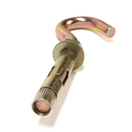 Anchor Bolt Stroybat, with a hook, galvanized, 12x70 mm-3
