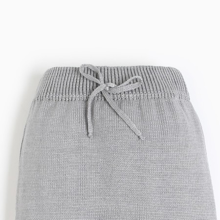Pants knitted crumb I, height 86-92 cm, color gray color-1