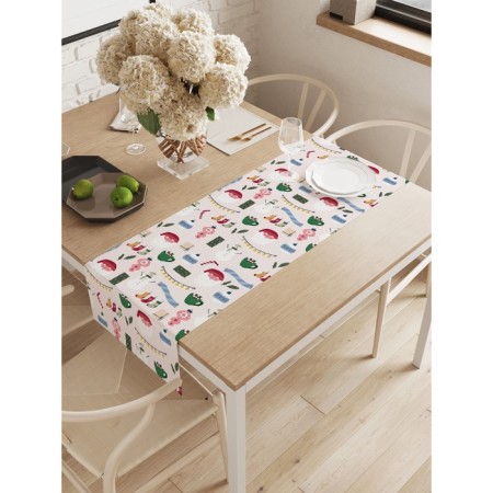 The path on the table "The mood of the holiday", Oxford, size 40x145 cm