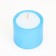 Candle "Cylinder" in a candlestick of gypsum is small, 5x3.5cm, blue