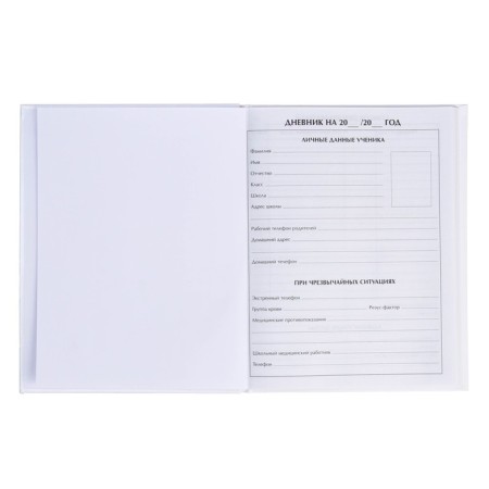 Diary for grades 5-11, "soccer ball", solid cover 7BC, glossy lamination, 48 sheets-4