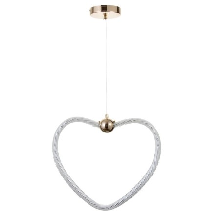 Lamp Bayerlux "Heart" LED 36W gold 46x6x35-120 cm-3