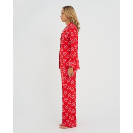 Пижама женская (рубашка и брюки) KAFTAN "Love" р.52-54-1