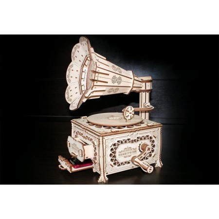 Wooden designer 3D "Gramophone"-33