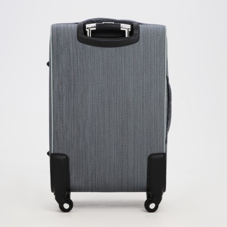 Small suitcase 24 "On the zipper, code castle, with extension, the color is gray-6