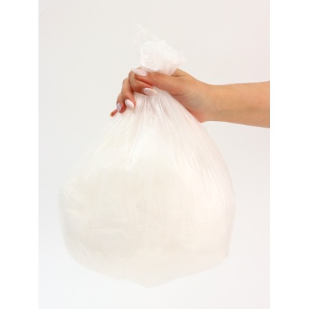 Garbage bags in the roll "Upakland" 10 l, white, PND, 8 μm, 30 pcs-4