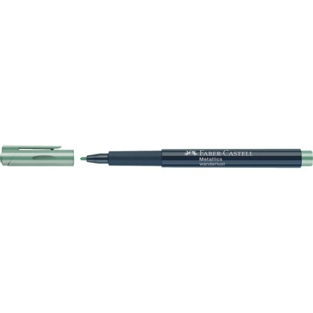 Marker for decorating Faber-Castell Metallics, peppermint metallic, bullet, 1.5 mm