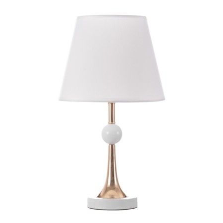 Glafira table lamp E27 40W white-gold 25x25x43 cm-5