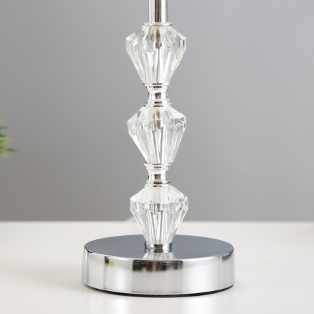 Vanessa table lamp E14 40W chrome 22.5x22.5x28 cm Risalux-3