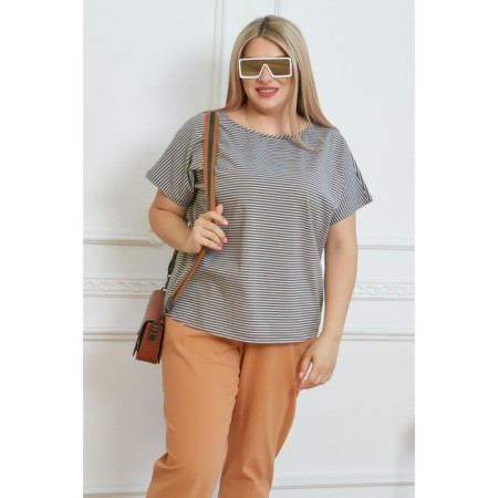 Female T -shirt, size 70, khaki color-2
