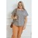 Female T -shirt, size 70, khaki color