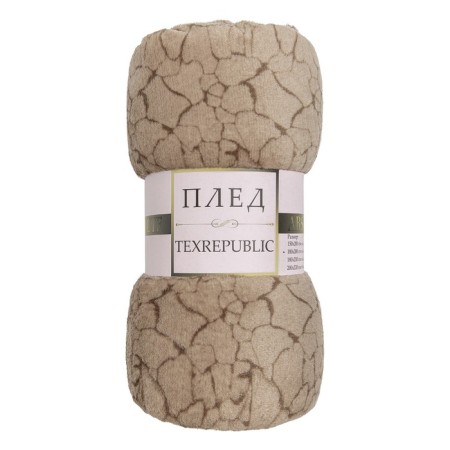 Texrepublic blanket, size 140x200 cm, beige color-1