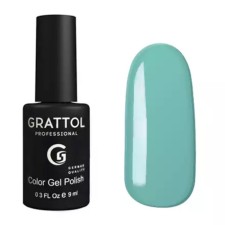Гель-лак Grattol Color Gel Polish, №017 White Blue, 9 мл
