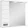 Mirror cabinet for bathroom dominoes Cube 75, with backlight, left