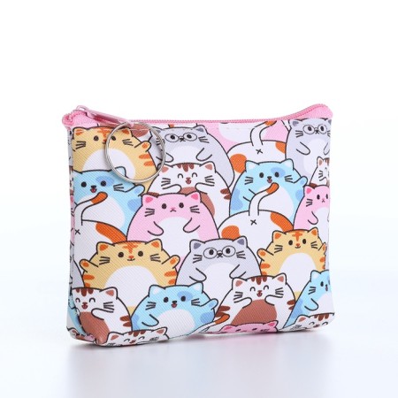 Monetnik's wallet with a zipper, color mix-1