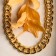 The necklace "volumetric chain" is small, the color is gold, 50 cm