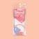 The knitting needles are circular, for knitting, with Teflon coating, with a metal cable, D = 4 mm, 14/80 cm