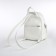 Women's backpack city, Textura, white color