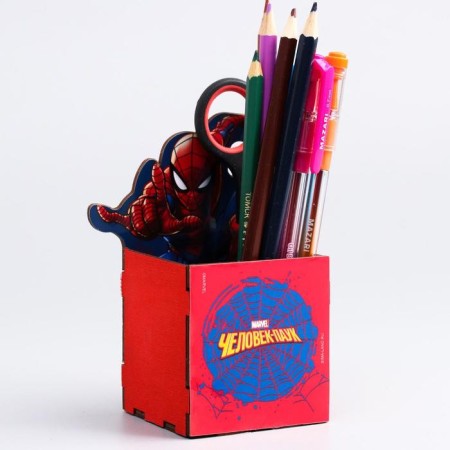 Organizer for the office, 6.5x6.5x7 cm, Spider-Man-4
