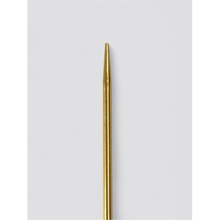 Knitting knitting needles 15cm D2mm (5pcs) PVC package aluminum gold a-2
